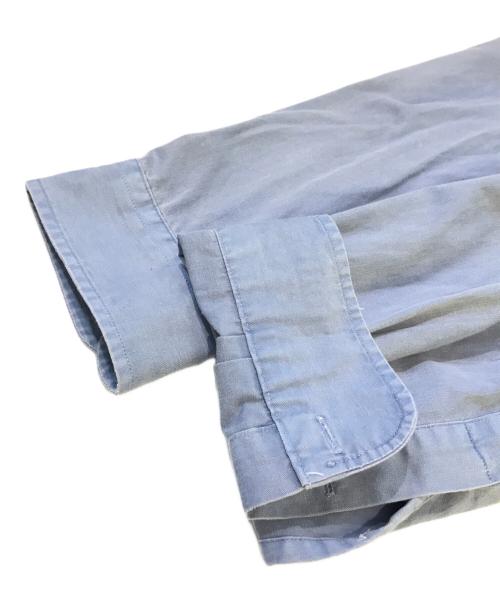 HUMAN MADE（ヒューマンメイド）HUMAN MADE (ヒューマンメイド) PIGMENT DYED BD L/S SHIRT ブルー サイズ:ＸＸＬの古着・服飾アイテム