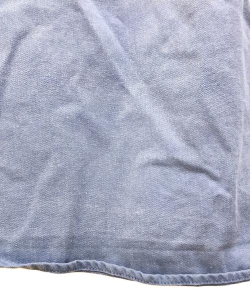 HUMAN MADE（ヒューマンメイド）HUMAN MADE (ヒューマンメイド) PIGMENT DYED BD L/S SHIRT ブルー サイズ:ＸＸＬの古着・服飾アイテム