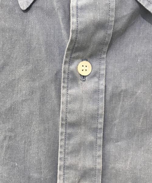 HUMAN MADE（ヒューマンメイド）HUMAN MADE (ヒューマンメイド) PIGMENT DYED BD L/S SHIRT ブルー サイズ:ＸＸＬの古着・服飾アイテム