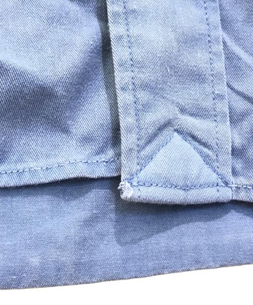 HUMAN MADE（ヒューマンメイド）HUMAN MADE (ヒューマンメイド) PIGMENT DYED BD L/S SHIRT ブルー サイズ:ＸＸＬの古着・服飾アイテム