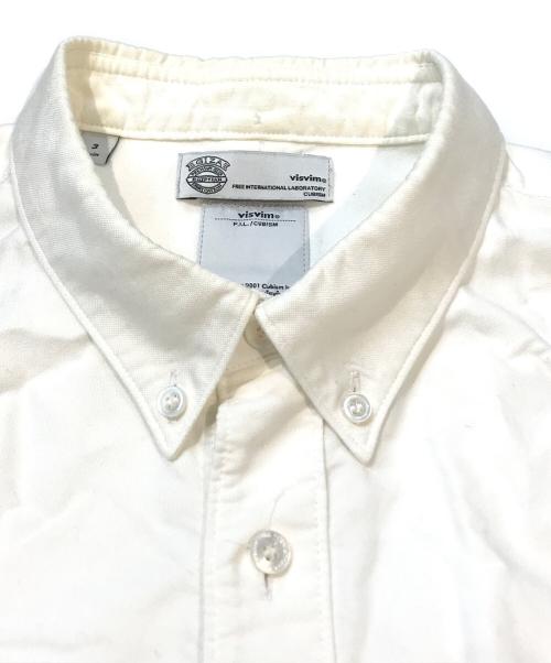 VISVIM（ビズビム）VISVIM (ビズビム) ALBACORE KOFU SHIRT B.D L/S GIZA　0113105011005 ホワイト サイズ:SIZE3の古着・服飾アイテム