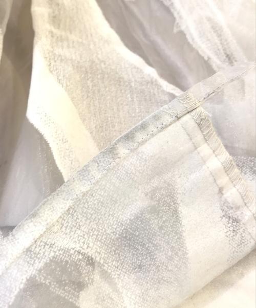 Mystrada（マイストラーダ）Mystrada (マイストラーダ) ベールフロッキースカート　34432920 ライトグレー サイズ:34の古着・服飾アイテム