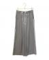 Mystrada（マイストラーダ）の古着「Ｗウエストラインパンツ　	35270780」｜ライトグレー