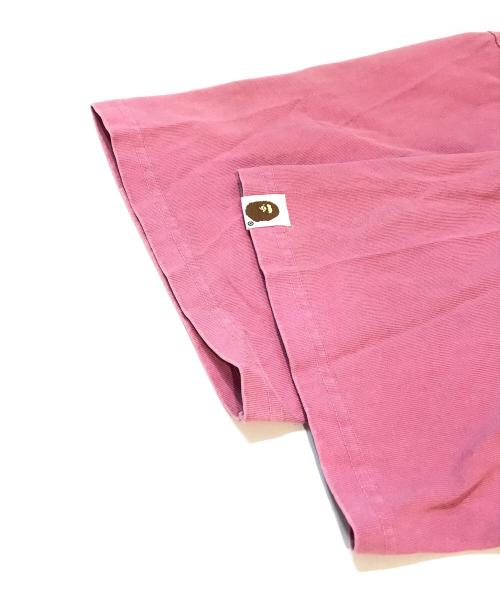 A BATHING APE（ア ベイシング エイプ）A BATHING APE (ア ベイシング エイプ) GENERALS PRINT T-SHIRT ピンク サイズ:Lの古着・服飾アイテム