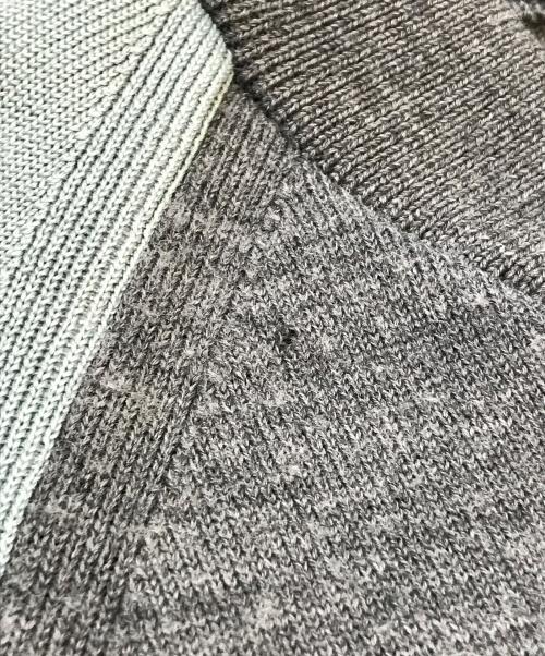 DRAWER（ドゥロワー）Drawer (ドゥロワー) 12Gダブルフェイスバイカラーブルゾン　6515-299-0455 グレー サイズ:表記無しの古着・服飾アイテム