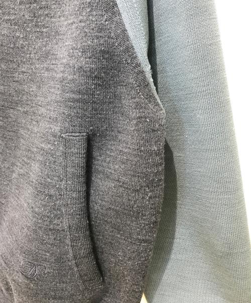 DRAWER（ドゥロワー）Drawer (ドゥロワー) 12Gダブルフェイスバイカラーブルゾン　6515-299-0455 グレー サイズ:表記無しの古着・服飾アイテム