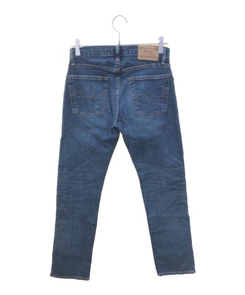 POLO RALPH LAUREN（ポロ・ラルフローレン）POLO RALPH LAUREN (ポロ・ラルフローレン) ストーレートデニムパンツ インディゴ サイズ:W28の古着・服飾アイテム