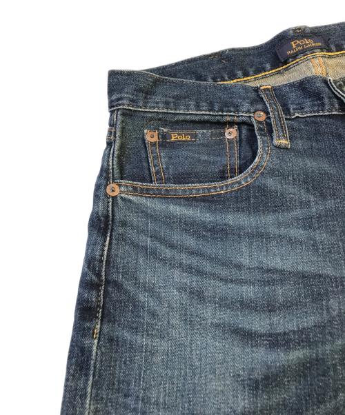 POLO RALPH LAUREN（ポロ・ラルフローレン）POLO RALPH LAUREN (ポロ・ラルフローレン) ストーレートデニムパンツ インディゴ サイズ:W28の古着・服飾アイテム