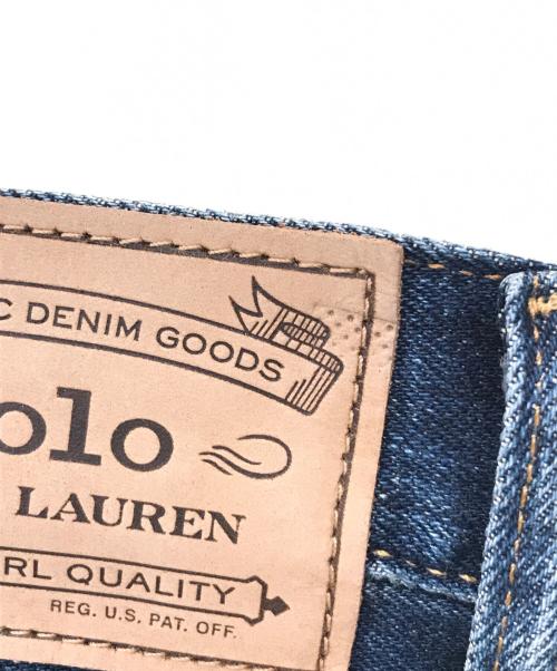 POLO RALPH LAUREN（ポロ・ラルフローレン）POLO RALPH LAUREN (ポロ・ラルフローレン) ストーレートデニムパンツ インディゴ サイズ:W28の古着・服飾アイテム