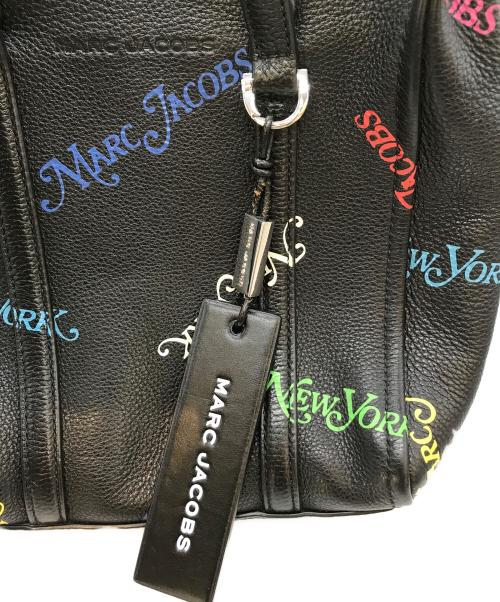 MARC JACOBS（マークジェイコブズ）MARC JACOBS (マークジェイコブス) NEW YORK MAGAZINE (ニューヨークマガジン) The Mini Tag Tote Ｍ0015095 ブラックの古着・服飾アイテム