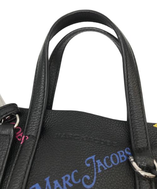 MARC JACOBS（マークジェイコブズ）MARC JACOBS (マークジェイコブス) NEW YORK MAGAZINE (ニューヨークマガジン) The Mini Tag Tote Ｍ0015095 ブラックの古着・服飾アイテム