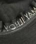 中古・古着 Yohji Yamamoto pour homme (ヨウジヤマモト プールオム) レザーリボンウールギャバジンフェドラハット ブラック：13000円