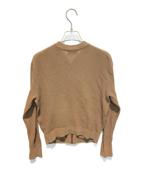 MACKINTOSH PHILOSOPHY（マッキントッシュ フィロソフィー）MACKINTOSH PHILOSOPHY (マッキントッシュ フィロソフィー) メッシュカーディガン　G5C23-715-50 ブラウン サイズ:38の古着・服飾アイテム