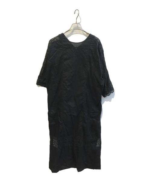 ne quittez pas（ヌキテパ）ne quittez pas (ヌキテパ) Cambric Lace Kurta　010441GY2 ブラック サイズ:表記なしの古着・服飾アイテム