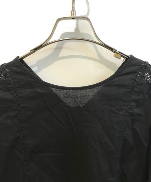 ne quittez pas（ヌキテパ）ne quittez pas (ヌキテパ) Cambric Lace Kurta　010441GY2 ブラック サイズ:表記なしの古着・服飾アイテム