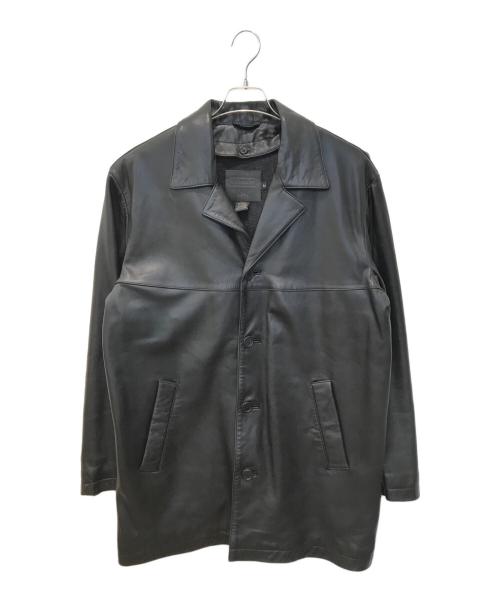 COACH（コーチ）COACH (コーチ) ライナー付きレザーカーコート ブラック サイズ:Ｍの古着・服飾アイテム