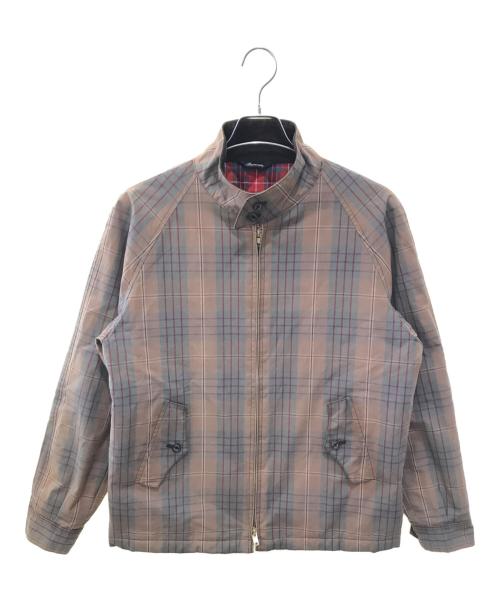BARACUTA（バラクータ）BARACUTA (バラクータ) チェックオイルドジャケット ベージュ サイズ:ＬＬの古着・服飾アイテム