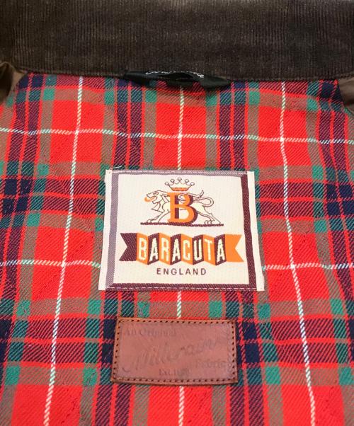 BARACUTA（バラクータ）BARACUTA (バラクータ) チェックオイルドジャケット ベージュ サイズ:ＬＬの古着・服飾アイテム