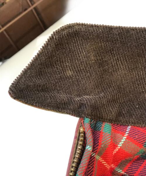 BARACUTA（バラクータ）BARACUTA (バラクータ) チェックオイルドジャケット ベージュ サイズ:ＬＬの古着・服飾アイテム