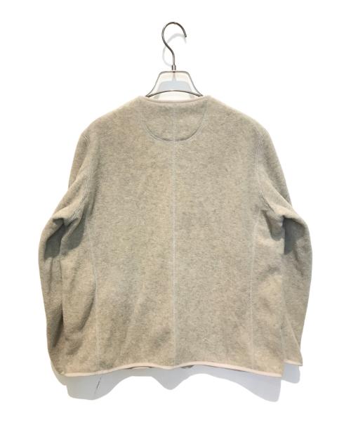 DANTON（ダントン）DANTON (ダントン) ノーカラーフリースジャケット グレー サイズ:Sの古着・服飾アイテム