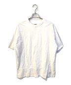 OAMCオーエーエムシー）の古着「Oversized Stitching Sleeve Layer T Shirt　GKM-19670-A」｜ホワイト