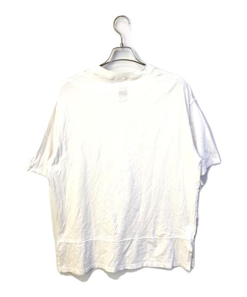 OAMC（オーエーエムシー）OAMC (オーエーエムシー) Oversized Stitching Sleeve Layer T Shirt　GKM-19670-A ホワイト サイズ:MEDIUMの古着・服飾アイテム