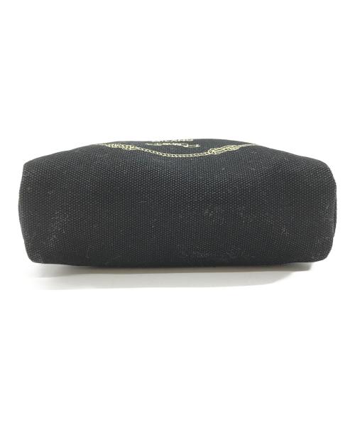 PRADA（プラダ）PRADA (プラダ) カナパロゴポーチ 1NA021 ブラックの古着・服飾アイテム