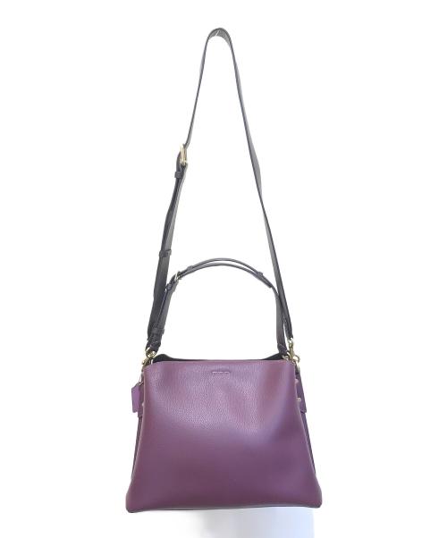 COACH（コーチ）COACH (コーチ) ウィロウ バケットバッグ パープルの古着・服飾アイテム