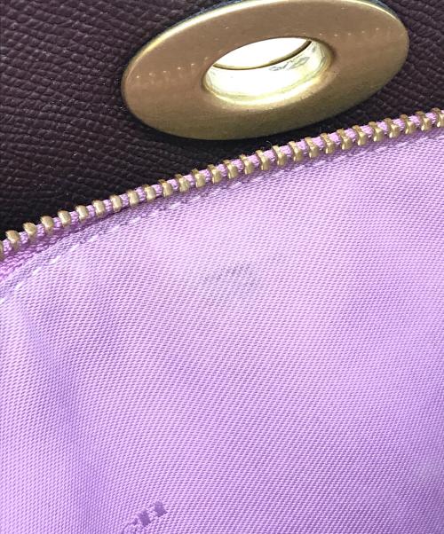 COACH（コーチ）COACH (コーチ) ウィロウ バケットバッグ パープルの古着・服飾アイテム