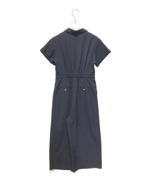 COHINA（コヒナ）COHINA (コヒナ) オープンカラージャンプスーツ　CHF0021 ネイビー サイズ:regular 未使用品の古着・服飾アイテム