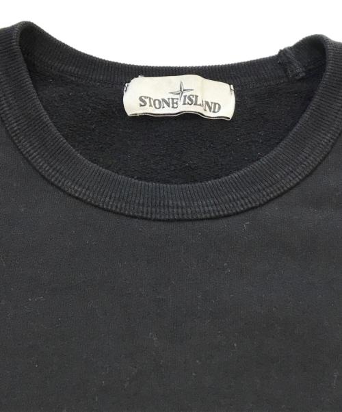 STONE ISLAND（ストーンアイランド）STONE ISLAND (ストーンアイランド) クルーネックスウェット ブラック サイズ:XLの古着・服飾アイテム