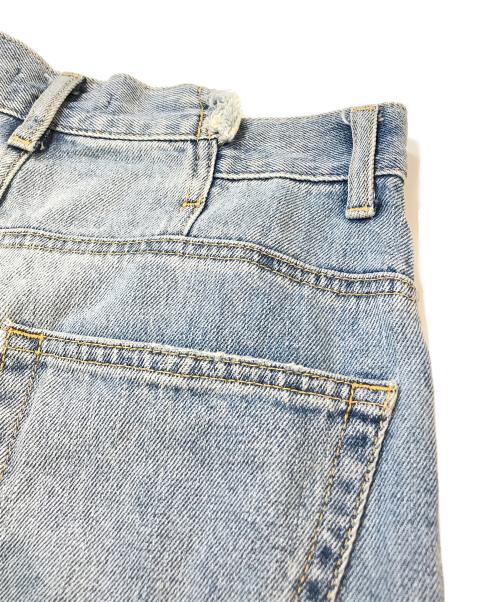 moussy（マウジー）moussy (マウジー) CROSS WAIST WIDE STRAIGHT　010HA211-6001-8 インディゴ サイズ:2の古着・服飾アイテム