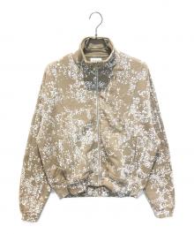 JOHN ELLIOTT（ジョン エリオット）の古着「Coated Terry Stand collar Full-Zip」｜ベージュ