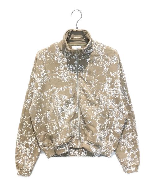 JOHN ELLIOTT（ジョン エリオット）JOHN ELLIOTT (ジョン エリオット) Coated Terry Stand collar Full-Zip ベージュ サイズ:1の古着・服飾アイテム