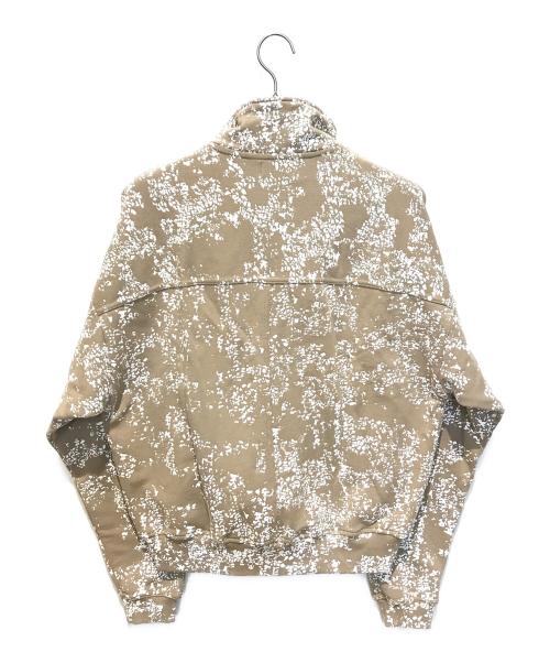 JOHN ELLIOTT（ジョン エリオット）JOHN ELLIOTT (ジョン エリオット) Coated Terry Stand collar Full-Zip ベージュ サイズ:1の古着・服飾アイテム