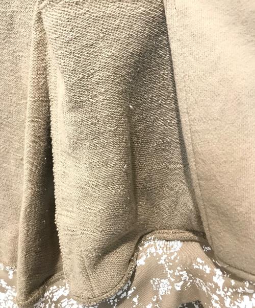 JOHN ELLIOTT（ジョン エリオット）JOHN ELLIOTT (ジョン エリオット) Coated Terry Stand collar Full-Zip ベージュ サイズ:1の古着・服飾アイテム