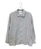 YAECAヤエカ）の古着「COMFORT SHIRT WIDE　14184」｜ネイビー