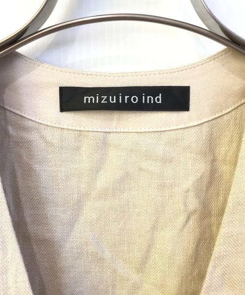mizuiro-ind（ミズイロインド）mizuiro-ind (ミズイロインド) ワンピース ベージュ サイズ:ＦＲＥＥの古着・服飾アイテム