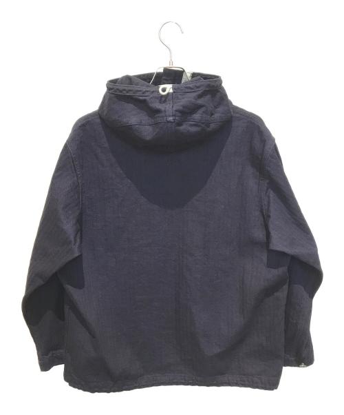 POST O'ALLS（ポストオーバーオールズ）POST O'ALLS (ポストオーバーオールズ) NAVY Parka 3-R　1114R-HBDN インディゴ サイズ:Mの古着・服飾アイテム