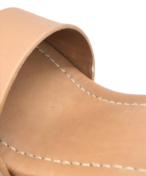 PRADA（プラダ）PRADA (プラダ) ウェッジソールサンダル ブラウン サイズ:35の古着・服飾アイテム