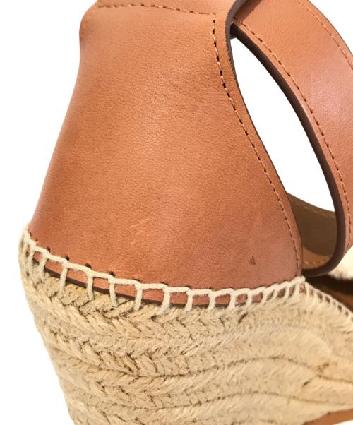 SEE BY CHLOE（シーバイクロエ）SEE BY CHLOE (シーバイクロエ) ウェッジソールサンダル ブラウン サイズ:35の古着・服飾アイテム