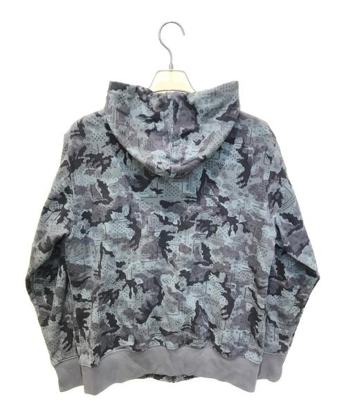 stussy（ステューシー）stussy (ステューシー) パーカー カーキ サイズ:MeDIUMの古着・服飾アイテム