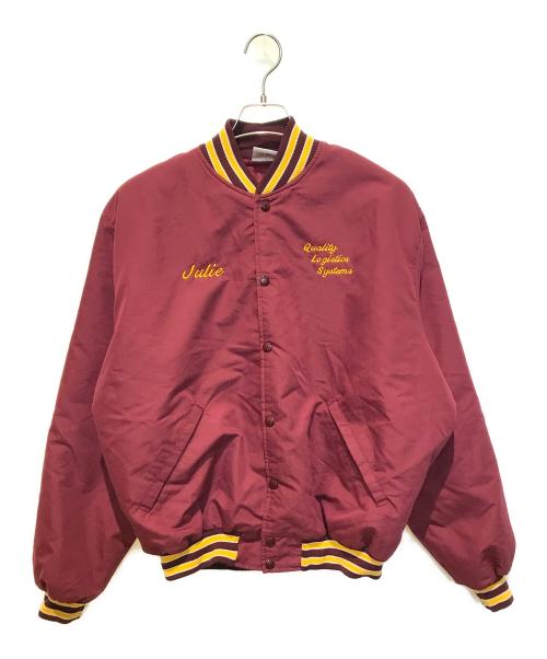 birdie（バーディ）birdie (バーディ) スタジャン ボルドー サイズ:XLの古着・服飾アイテム