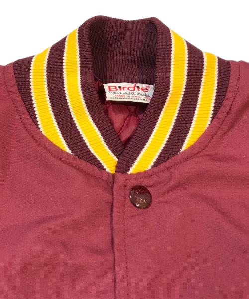 birdie（バーディ）birdie (バーディ) スタジャン ボルドー サイズ:XLの古着・服飾アイテム