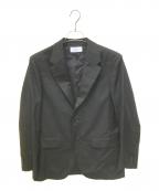 cornierコルニエ）の古着「Super130's WORSTED WOOL TAILORED JACKET」｜ブラック