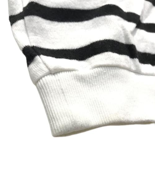 THE SHINZONE（ザ シンゾーン）THE SHINZONE (ザ シンゾーン) PANEL BORDER TOP 22SMSCU03 ホワイト サイズ:Fの古着・服飾アイテム