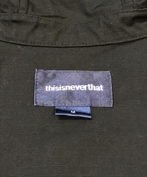 thisisneverthat（ディスイズネバーザット）thisisneverthat (ディスイズネバーザット) リップストップジャケット ブラック サイズ:Mの古着・服飾アイテム