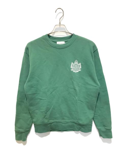 maison kitsune（メゾンキツネ）MAISON KITSUNE (メゾンキツネ) スウェット グリーン サイズ:Mの古着・服飾アイテム