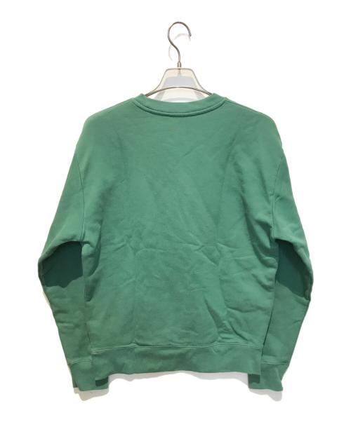 maison kitsune（メゾンキツネ）MAISON KITSUNE (メゾンキツネ) スウェット グリーン サイズ:Mの古着・服飾アイテム