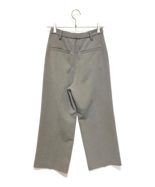 Spick and Span（スピック＆スパン）Spick and Span (スピックアンドスパン) ダブルクロスツータックパンツ グレー サイズ:XSの古着・服飾アイテム
